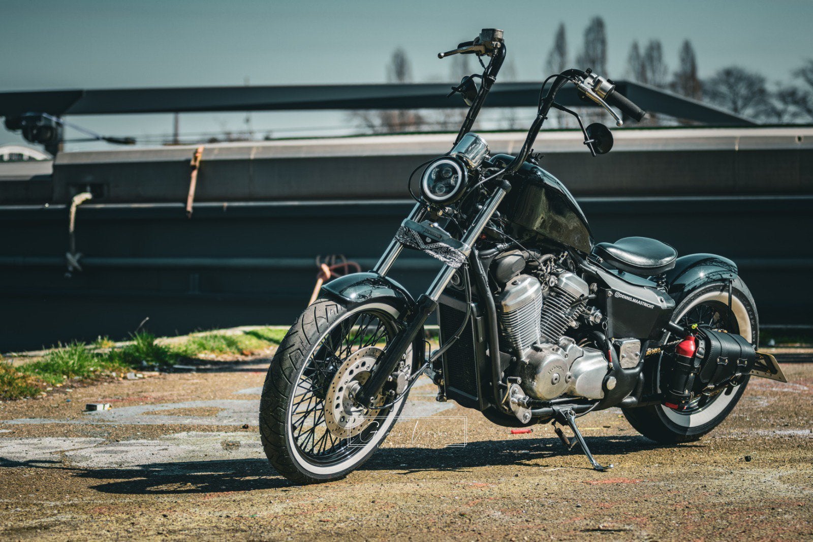 Honda Shadow VT600 uit 1994, Ophalen