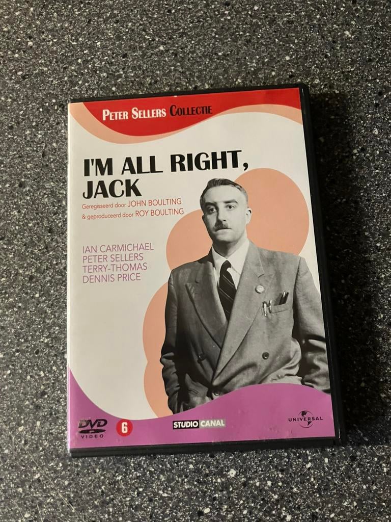 I'm All Right Jack (1959) Peter Sellers, Ophalen of Verzenden, Zo goed als nieuw, Komedie, 1940 tot 1960