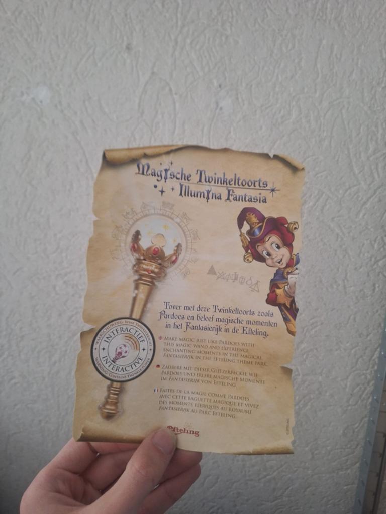Efteling Magische Twinkeltoorts plattegrond, Ophalen of Verzenden, Gebruikt, Overige typen
