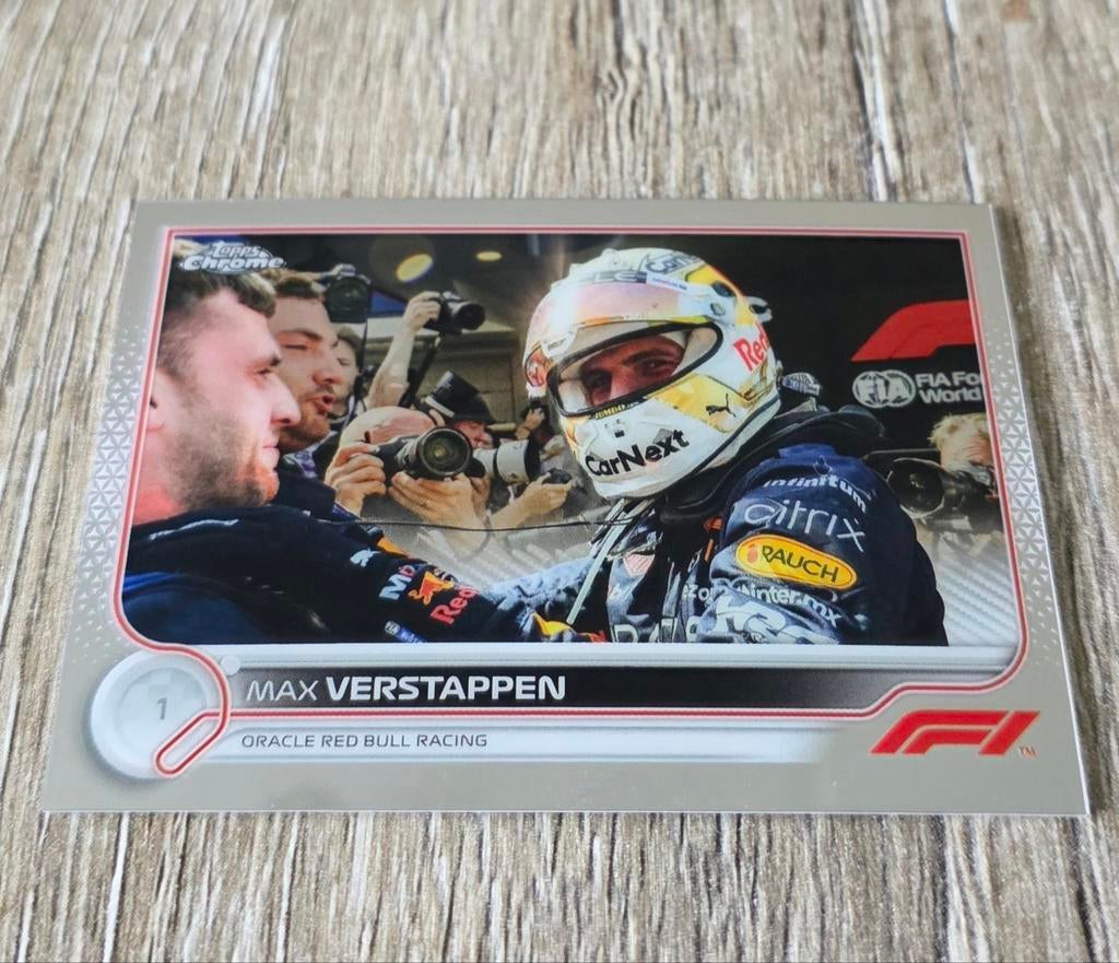 TE KOOP: Topps Chrome 2022 | Verstappen | 4, Verzamelen, Automerken, Motoren en Formule 1, Ophalen of Verzenden, Nieuw, Formule 1