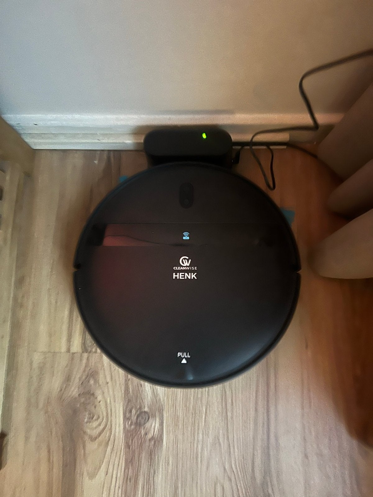 Zo goed als nieuwe Cleanwise Henk Robotstofzuiger met dweilf, Ophalen, Overige merken, Dweilfunctie, Zo goed als nieuw