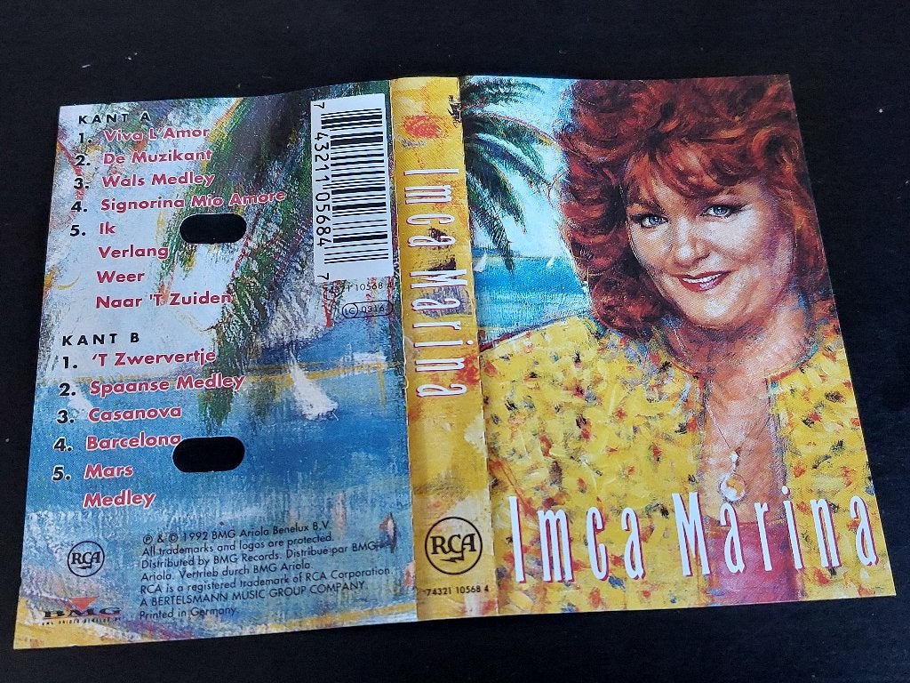 IMCA MARINA - IMCA MARINA (MC), 1 bandje, Ophalen of Verzenden, Zo goed als nieuw, Origineel
