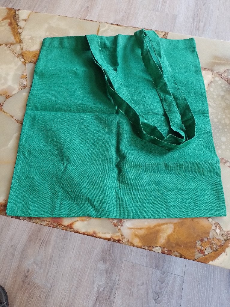 Tasje Groen Linnen/Boodschappen/Elpees/Anderszins, Ophalen of Verzenden, Nieuw, Groen