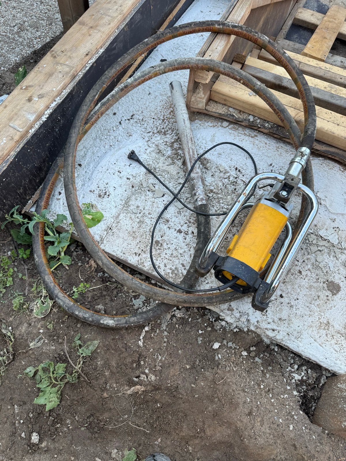 Beton trilnaald 230V 5 meter, Ophalen, Gebruikt