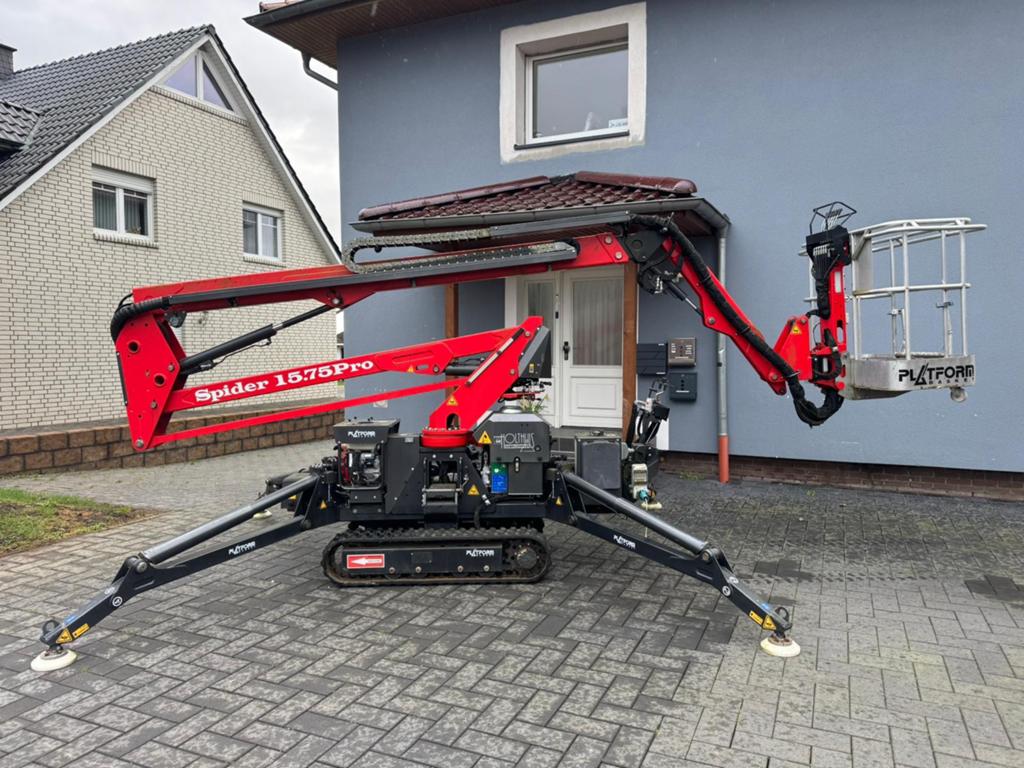 Platform Basket Spider 15.75 Pro Spinhoogwerker — 168 uur, Ophalen