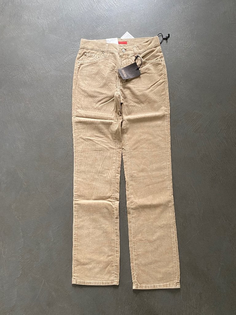 K303 Nieuw: Angels 36=S Broek Dolly L32 rib-fluweel beige, Kleding | Dames, Beige, Nieuw, Ophalen of Verzenden, Angels