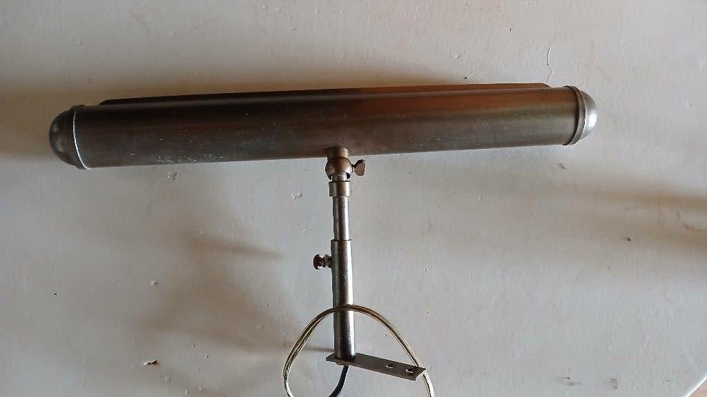 Vintage piano/schilderijlamp met verstelbare arm, Ophalen