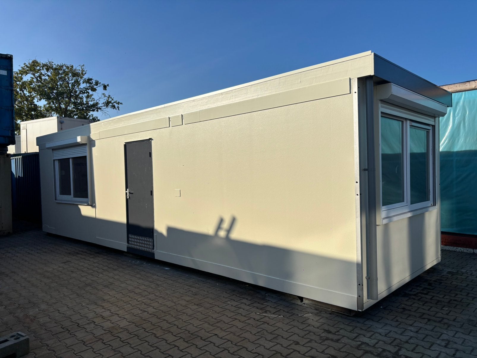 Woonunit 10x3 meter, Ophalen