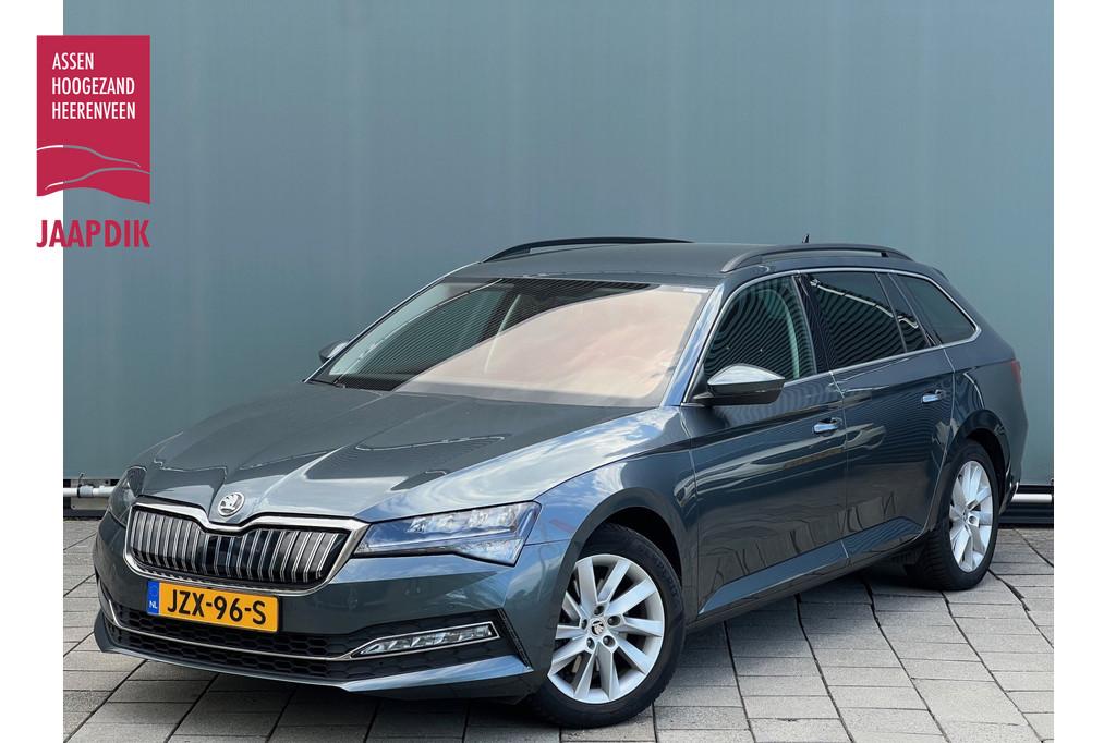 Skoda Superb Combi BWJ 12-2020 | 1.4TSI iV 218PK SPORT BUS A, Stof, Gebruikt, 4 cilinders, 218 pk