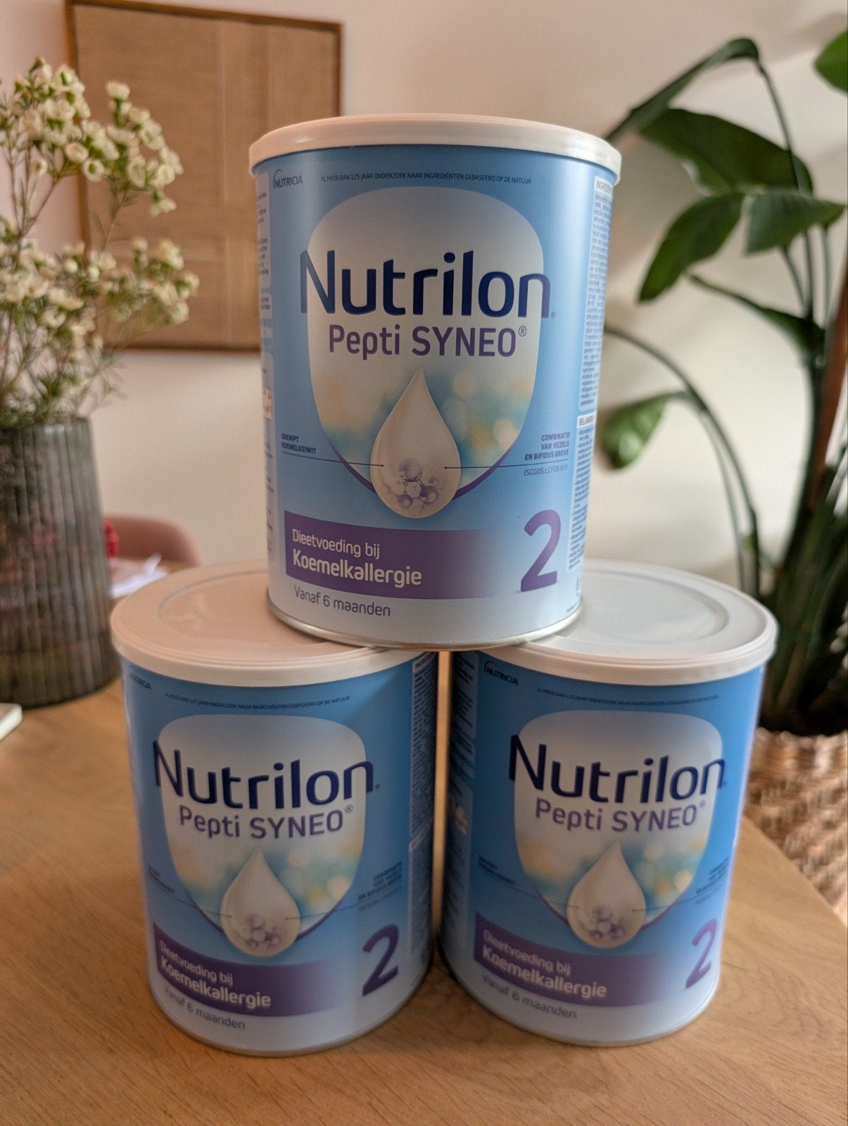 3x Nutrilon Pepti SYNEO 2 - Dieetvoeding bij Koemelkallergie, Ophalen of Verzenden, Nieuw, Overige typen, Nutrilon