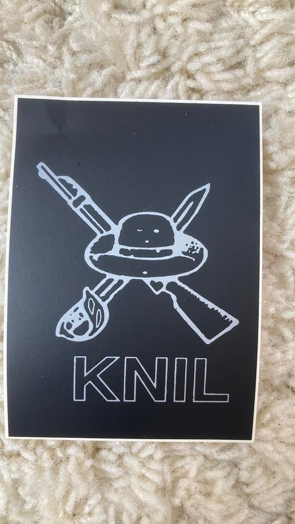 KNIL sticker, Verzamelen, Ophalen of Verzenden, Zo goed als nieuw