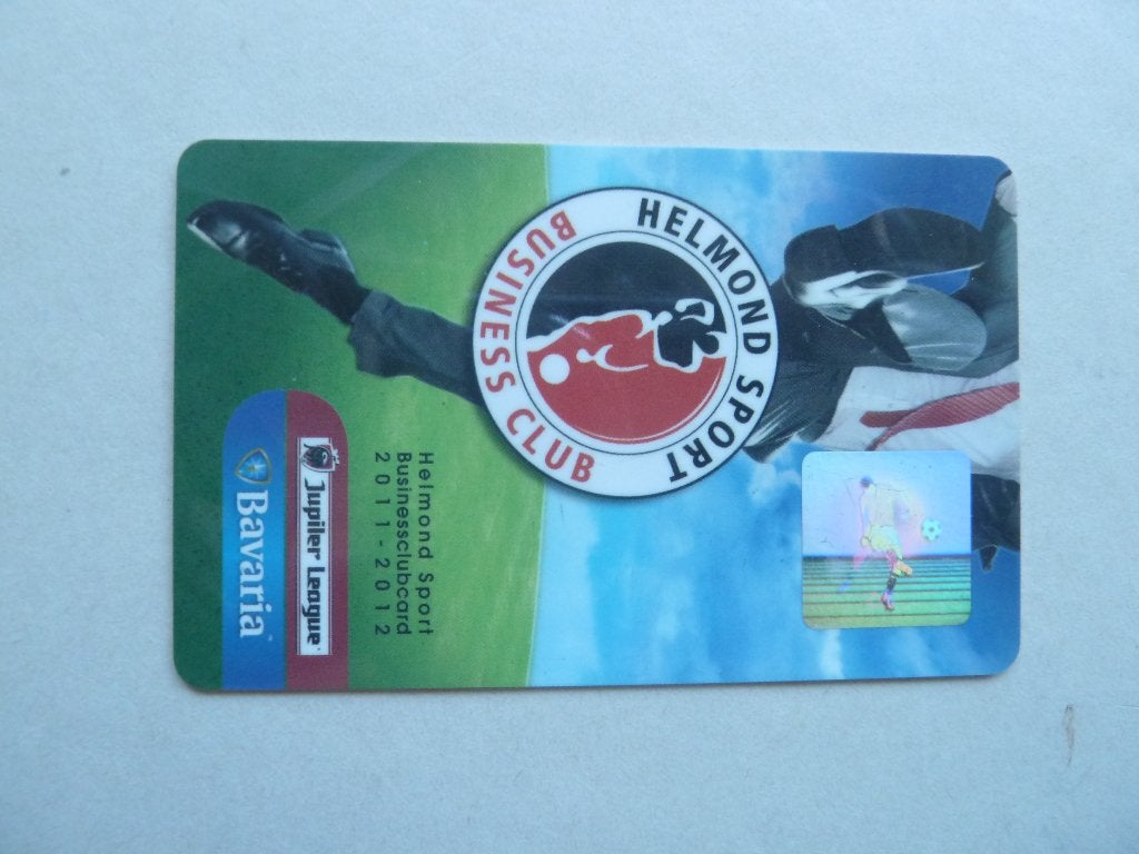 Businessclubcard.Helmond Sport. 2011/2012. Groene achterkant, Ophalen of Verzenden, Zo goed als nieuw, Overige binnenlandse clubs