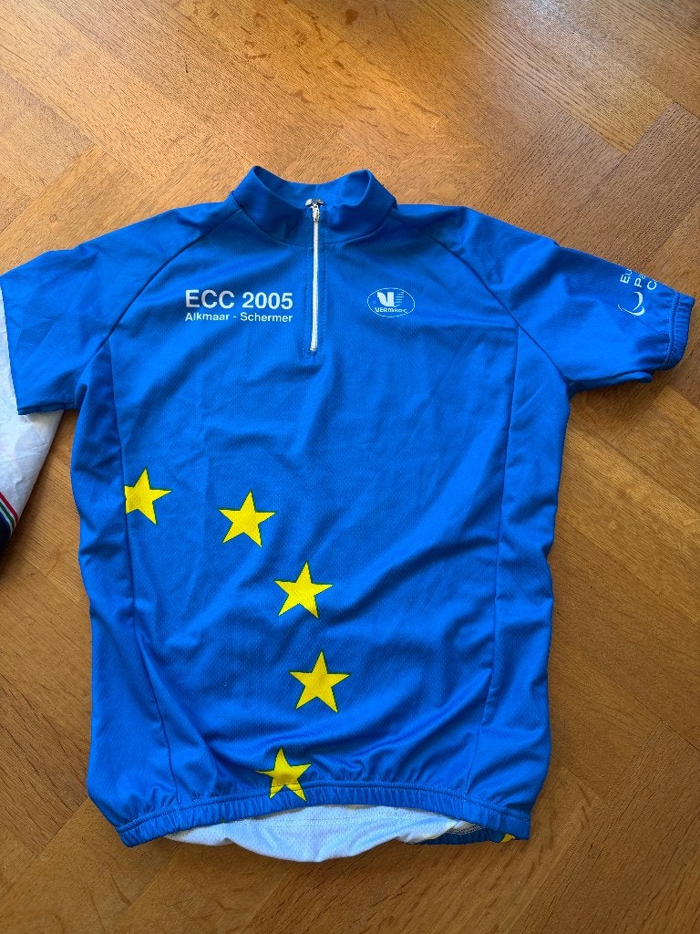 Wielerkleding retro, Fietsen en Brommers, Fietsaccessoires | Fietskleding, Zo goed als nieuw, Bovenkleding, XL, Ophalen of Verzenden
