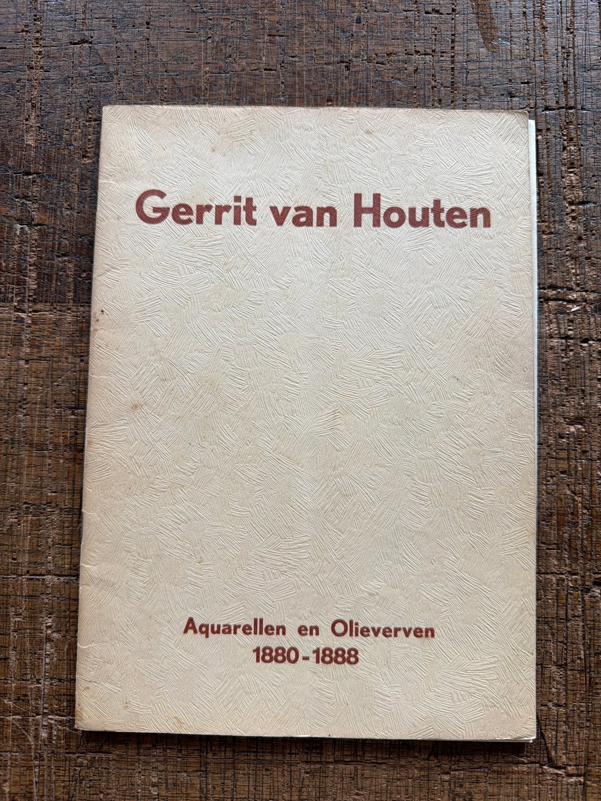 Gerrit van Houten: Aquarellen en Olieverven 1880-1888, Boeken, Ophalen of Verzenden, Gelezen, Schilder- en Tekenkunst