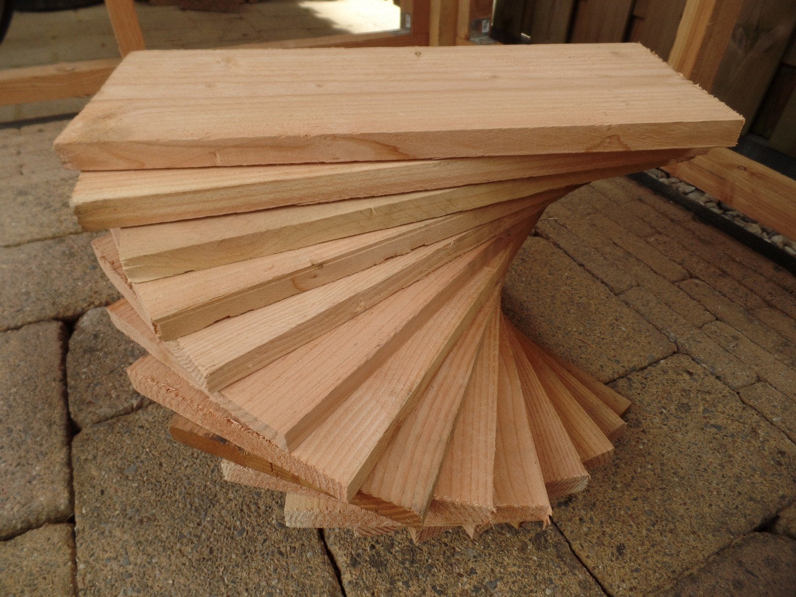Douglas Hout 8x Ca. 50cm, Doe-het-zelf en Verbouw, Ophalen, Minder dan 25 mm, Nieuw, Plank