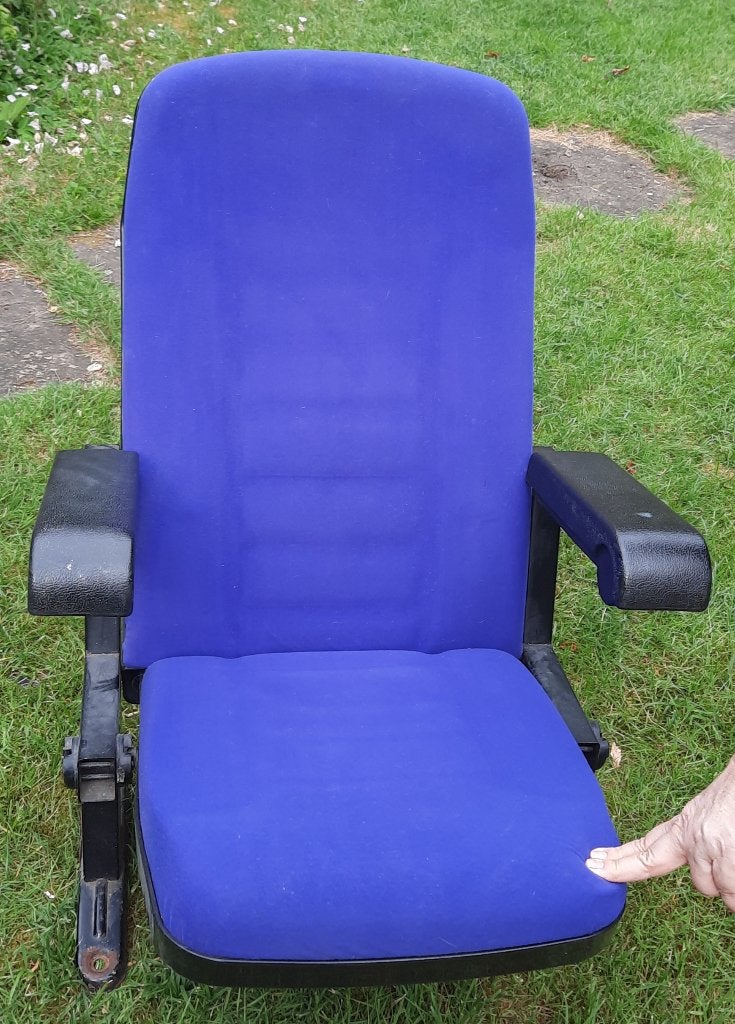 Bioscoop fauteuil, Huis en Inrichting, Ophalen of Verzenden, Gebruikt, 75 tot 100 cm, 50 tot 75 cm
