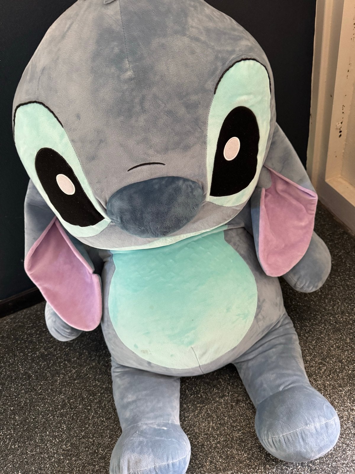 Grote Disney Stitch Knuffel - Zo goed als nieuw, Ophalen, Disney, Overige typen, Blauw