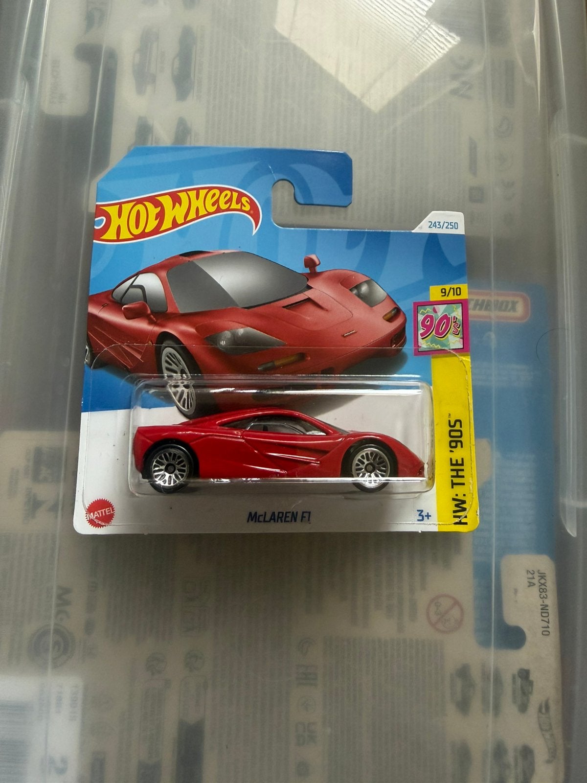 Hot wheels McLaren f1, Ophalen of Verzenden, Zo goed als nieuw, Auto