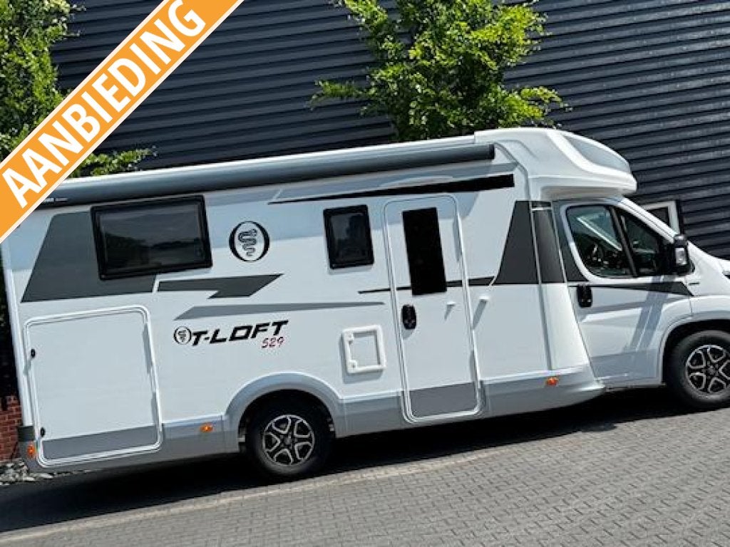 Elnagh T-Loft 529 160 PK 9-traps Automaat, Luifel, Fiat, 6 tot 7 meter, Bedrijf