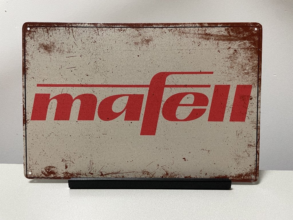 Mafell metalen reclamebord / wandbord (Old Look), Www.pand50.nl, Reclamebord, Nieuw, Ophalen of Verzenden