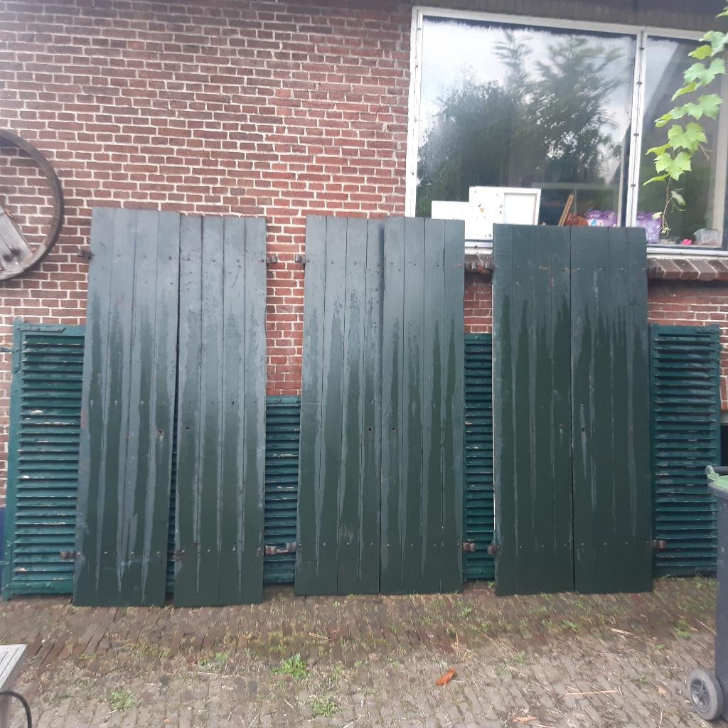 Antieke boerderij luiken, Ophalen, Gebruikt, Minder dan 80 cm, Overige typen