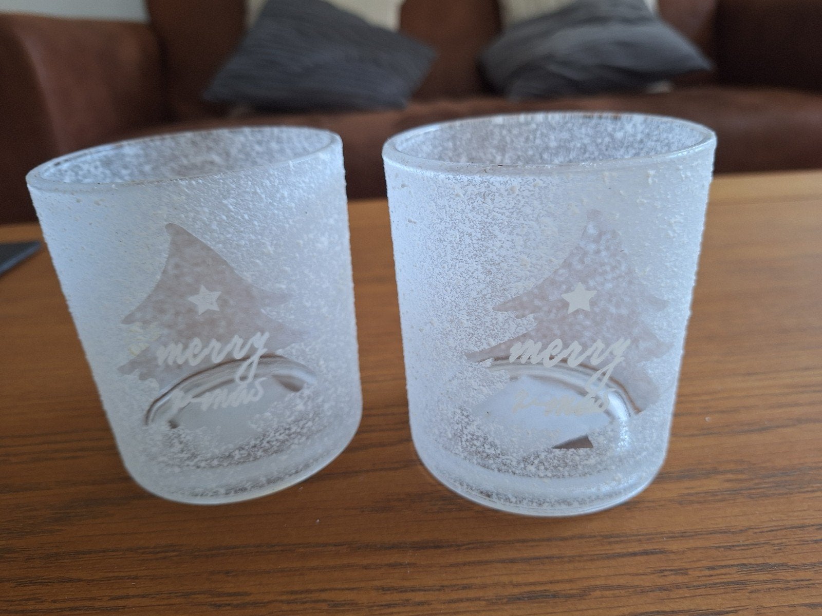 2 windlichtjes kerst NIEUW, Diversen, Kerst, Ophalen of Verzenden