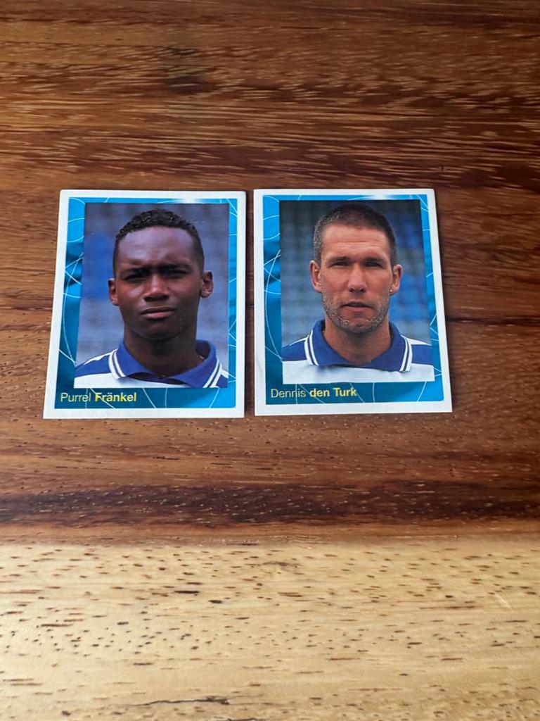 Set van 2 Panini stickers De Graafschap 2000, Ophalen of Verzenden, Nieuw, Stickers en Plaatjes