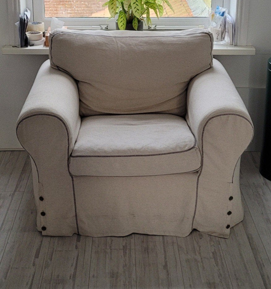 Stoel Ektorp Ikea, ophalen - gratis, Huis en Inrichting, Ophalen, Gebruikt, Eenpersoons, 75 tot 100 cm