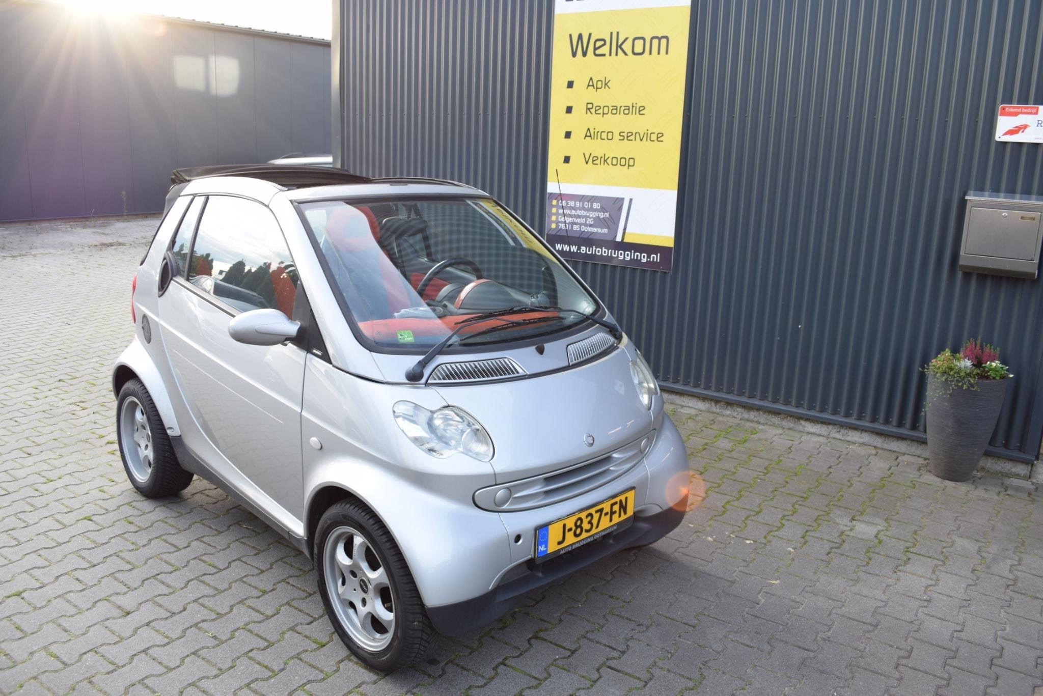 smart fortwo cabrio 0.7 pure, Cabriolet, 61 pk, Bedrijf, 2 stoelen