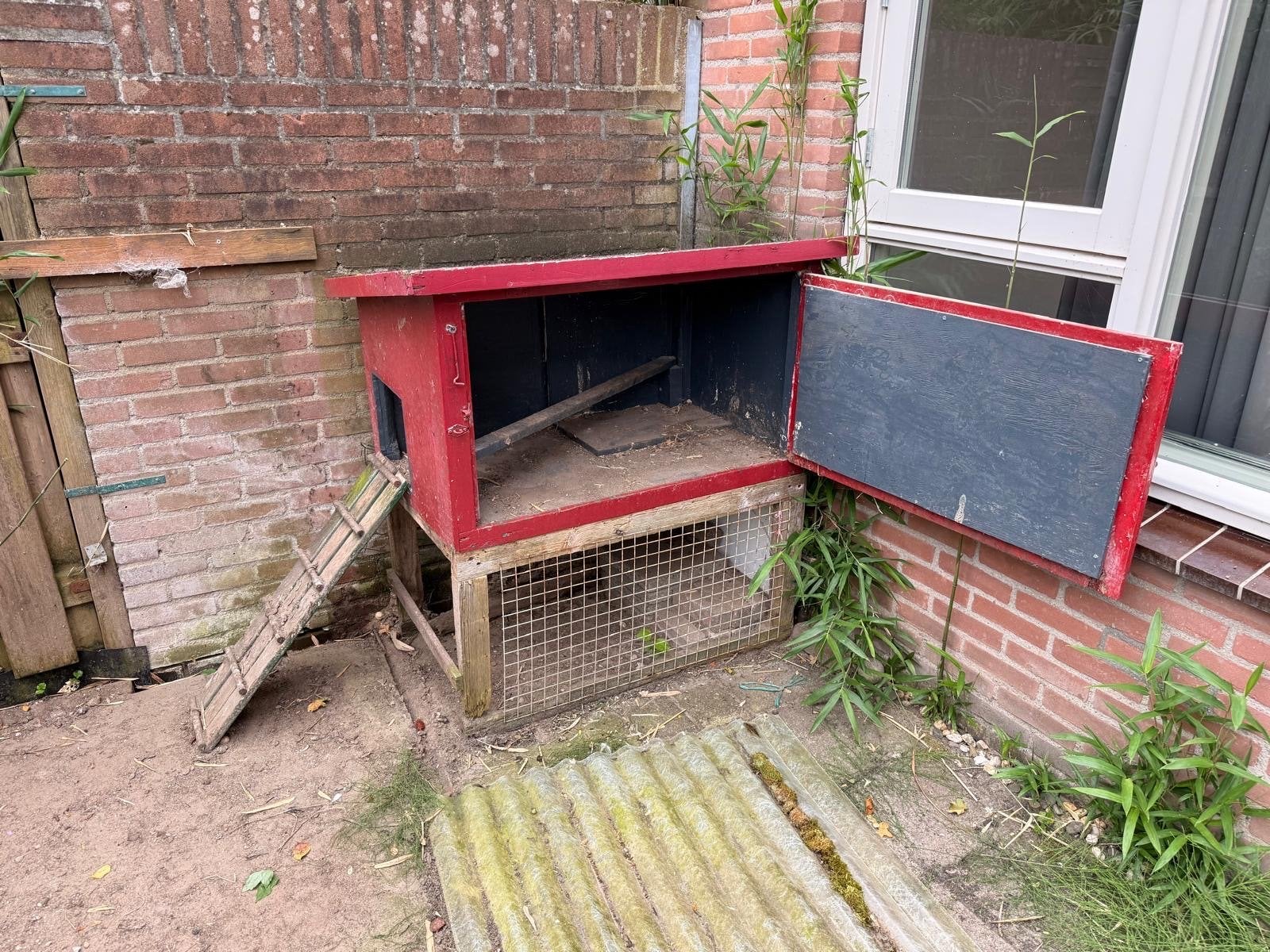 Kippenhok -gratis af te halen, Dieren en Toebehoren, Knaagdieren en Konijnen | Hokken en Kooien, Ophalen, 110 cm of meer, Hok