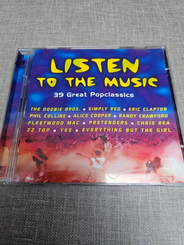 Listen to the music dubbelcd, Ophalen of Verzenden, Zo goed als nieuw, Pop