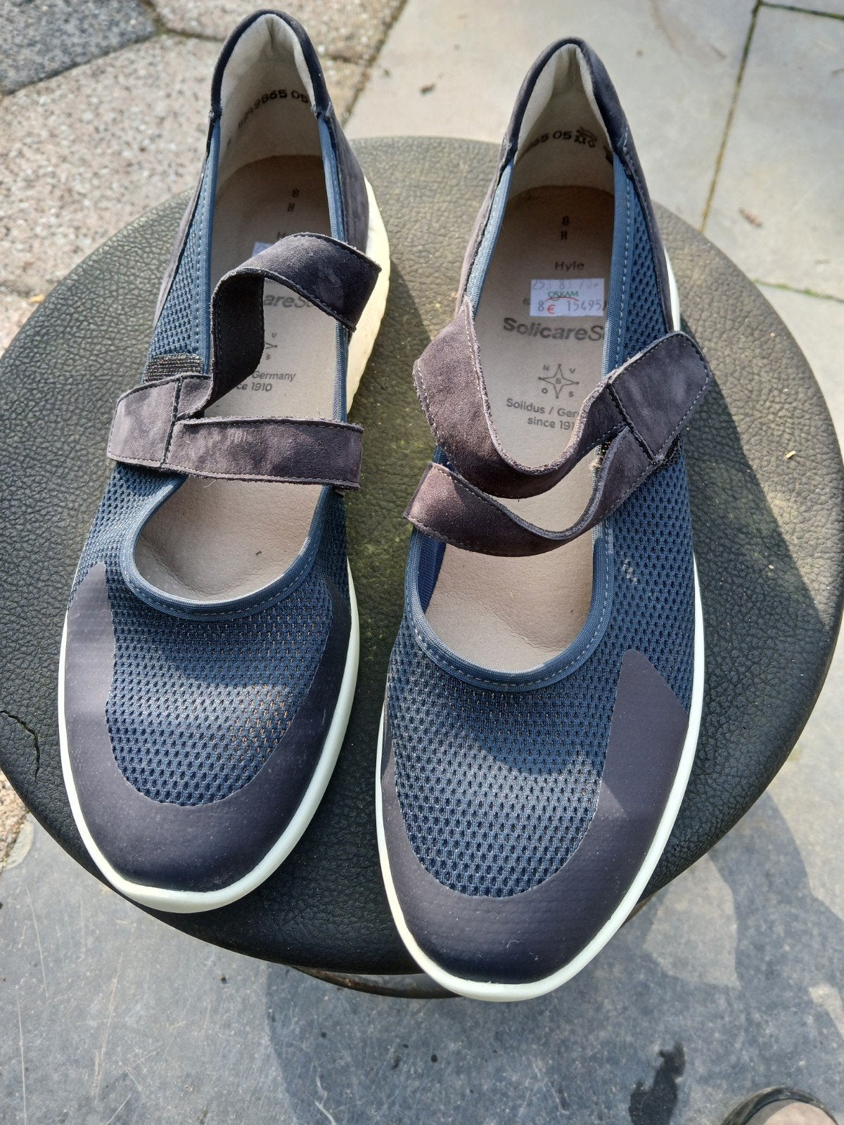 Solicaresoft instappers maat 42 blauw z.g.a.n., Kleding | Dames, Schoenen, Solidus, Blauw, Instappers, Ophalen of Verzenden