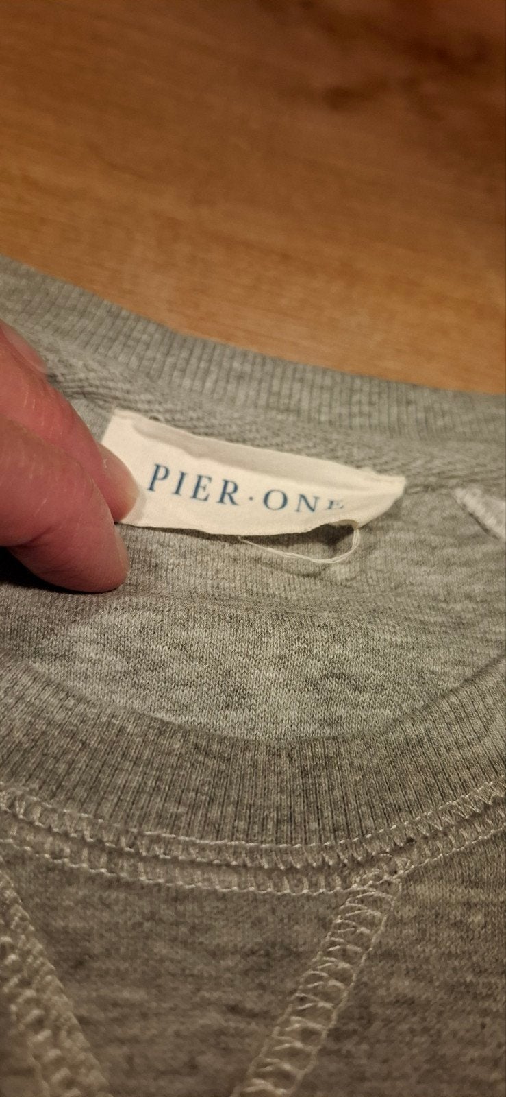 2x Pier One Sweaters Maat M - Donkerblauw & Grijs, Kleding | Heren, Pier One, Ophalen of Verzenden, Gedragen, Maat 48/50 (M)