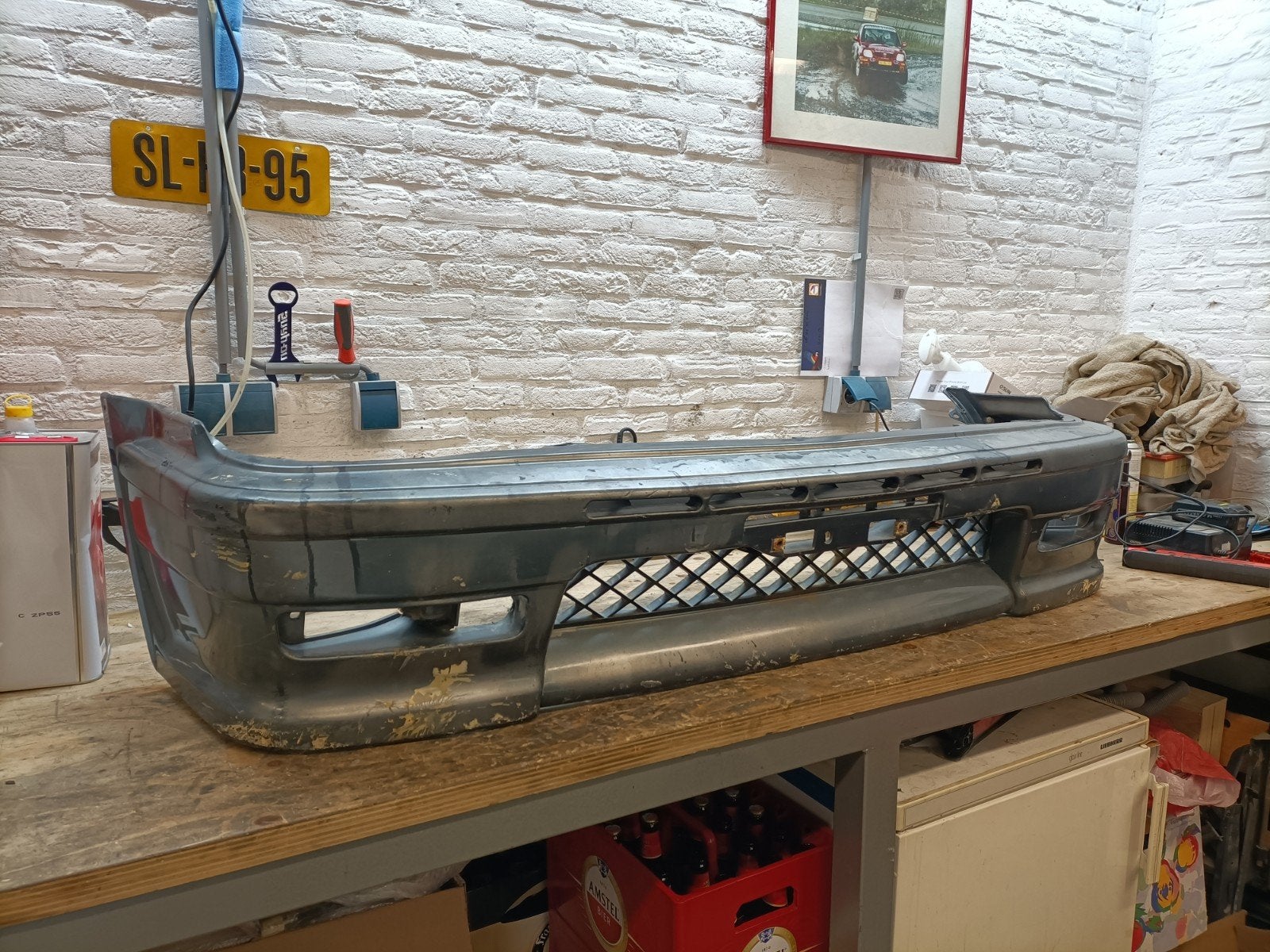 Toyota starlet p7 turbo bumper set, Ophalen, Achter, Toyota, Bumper