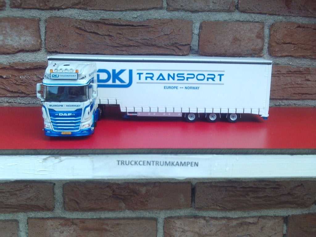 WSI  Daf  XG+  6 x 2  van  D.K.J.  Transport., Hobby en Vrije tijd, Modelauto's | 1:50, Ophalen of Verzenden, Nieuw, Bus of Vrachtwagen