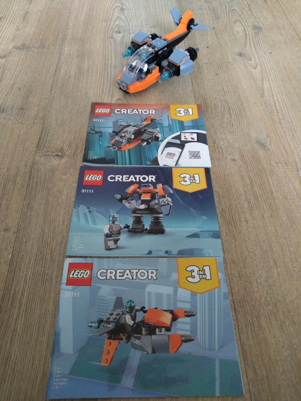 LEGO Creator 3-in-1 Ruimteschip met instructies, Ophalen of Verzenden, Zo goed als nieuw, Overige merken