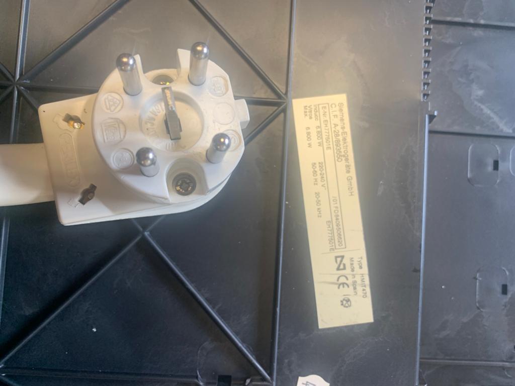 Siemens inductiekookplaat 2 fasen, zeer mooi., Witgoed en Apparatuur, Kookplaten, Zo goed als nieuw, Inbouw, Inductie, 4 kookzones