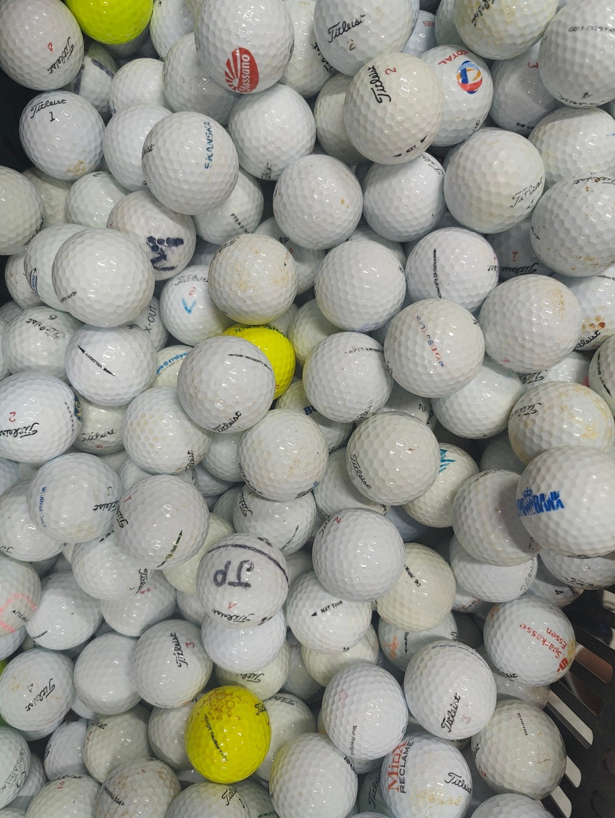titleist golfballen mix 100 stuks, Ophalen of Verzenden, Bal(len)