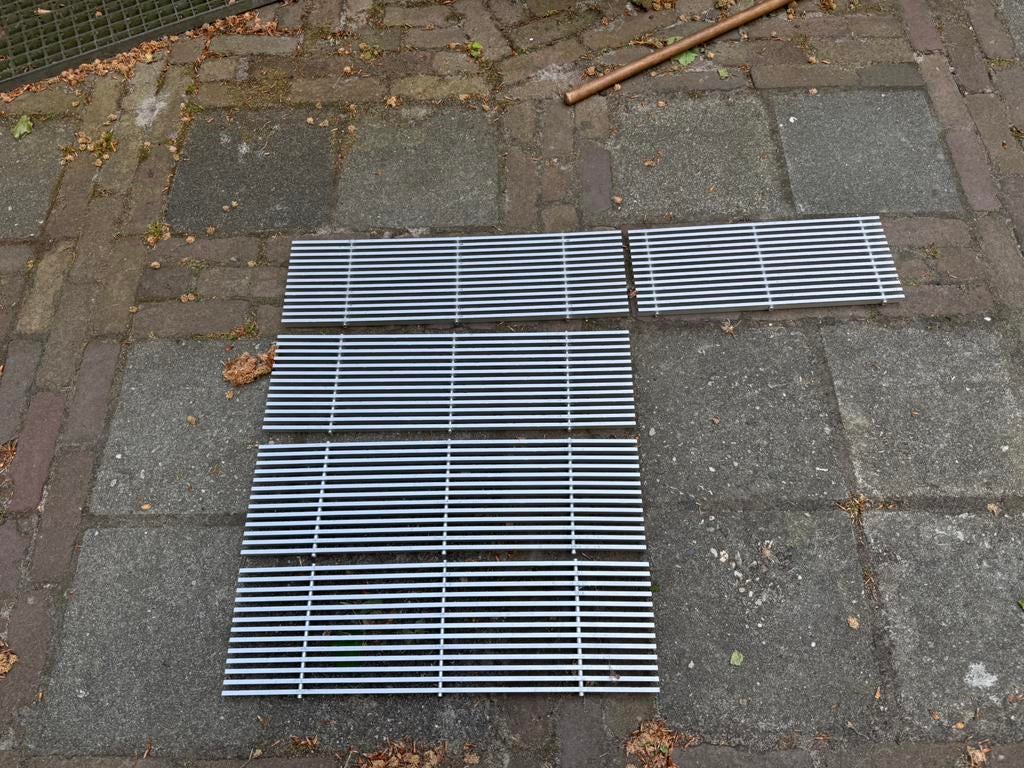 Aluminium Roosters voor convectorput, Minder dan 30 cm, Overige typen, Minder dan 60 cm, Ophalen of Verzenden