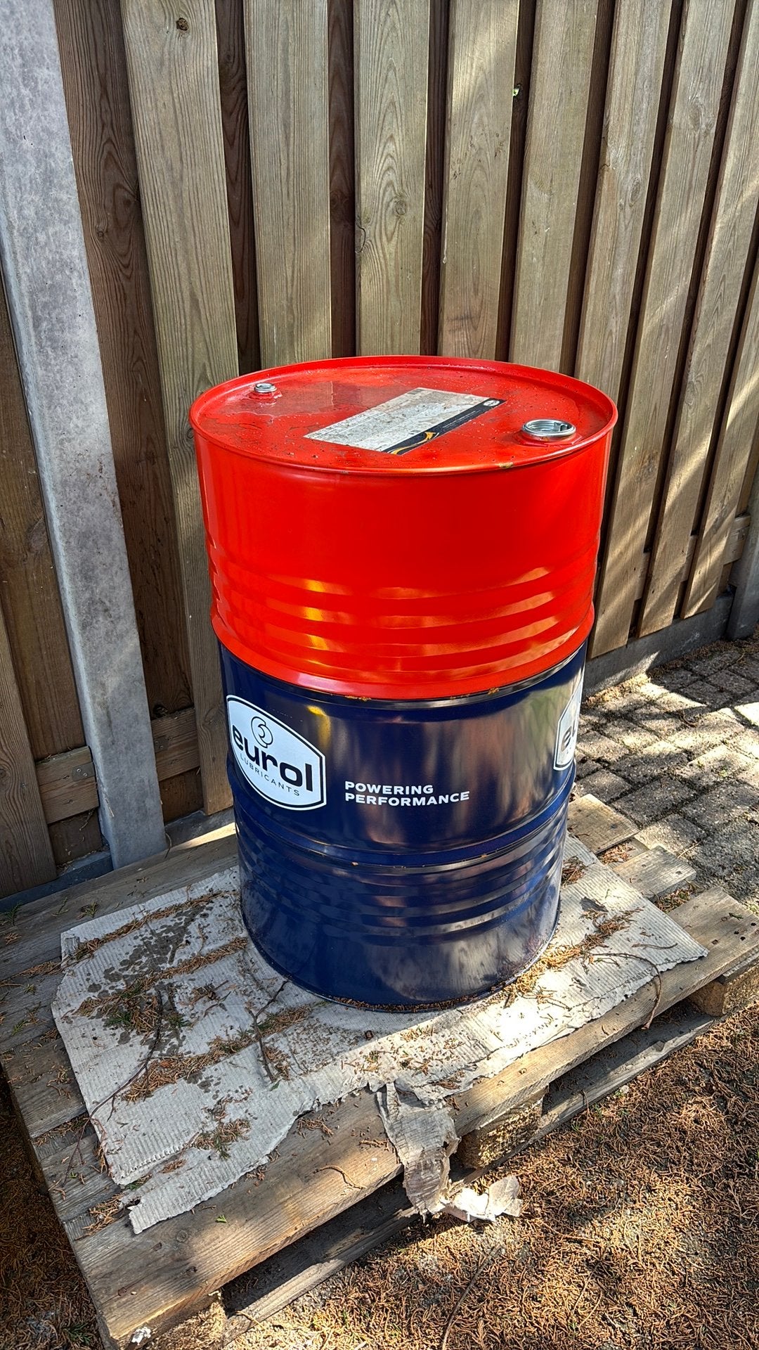 Brandton / vuurton 200L / olievat / vuurkorf, Tuin en Terras, Ophalen, Zo goed als nieuw