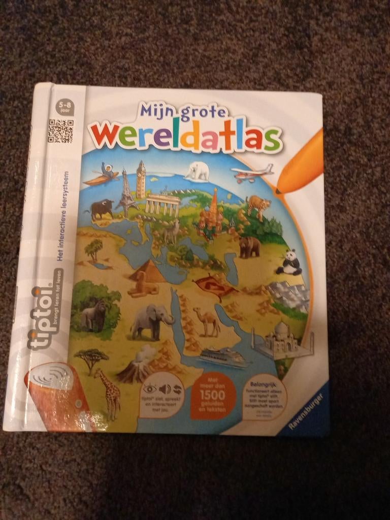 Tiptoi wereldatlas, Kinderen en Baby's, Speelgoed | Educatief en Creatief, Ophalen of Verzenden