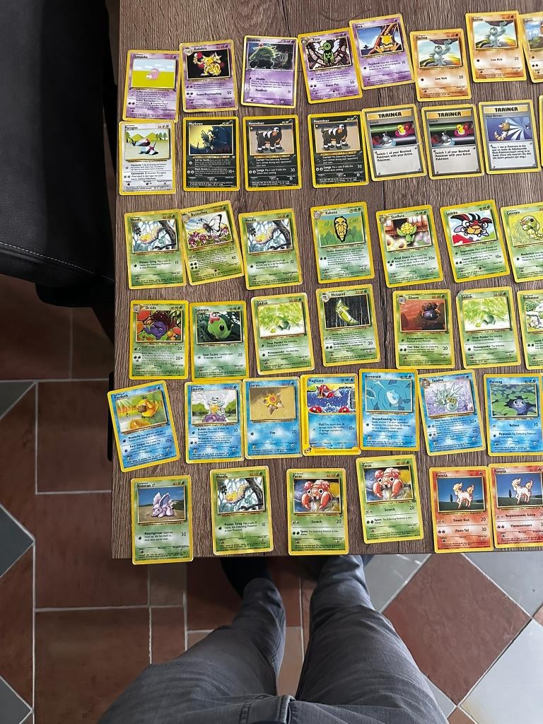Pokémon kaarten collectie vintage, Ophalen, Gebruikt, Meerdere kaarten