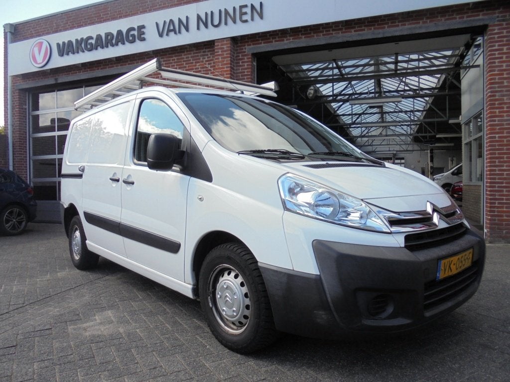 Citroën Jumpy 10 1.6 HDI||Airco||Imperiaal||Trekhaak||, Auto's, Euro 5, Gebruikt, Zwart, 4 cilinders
