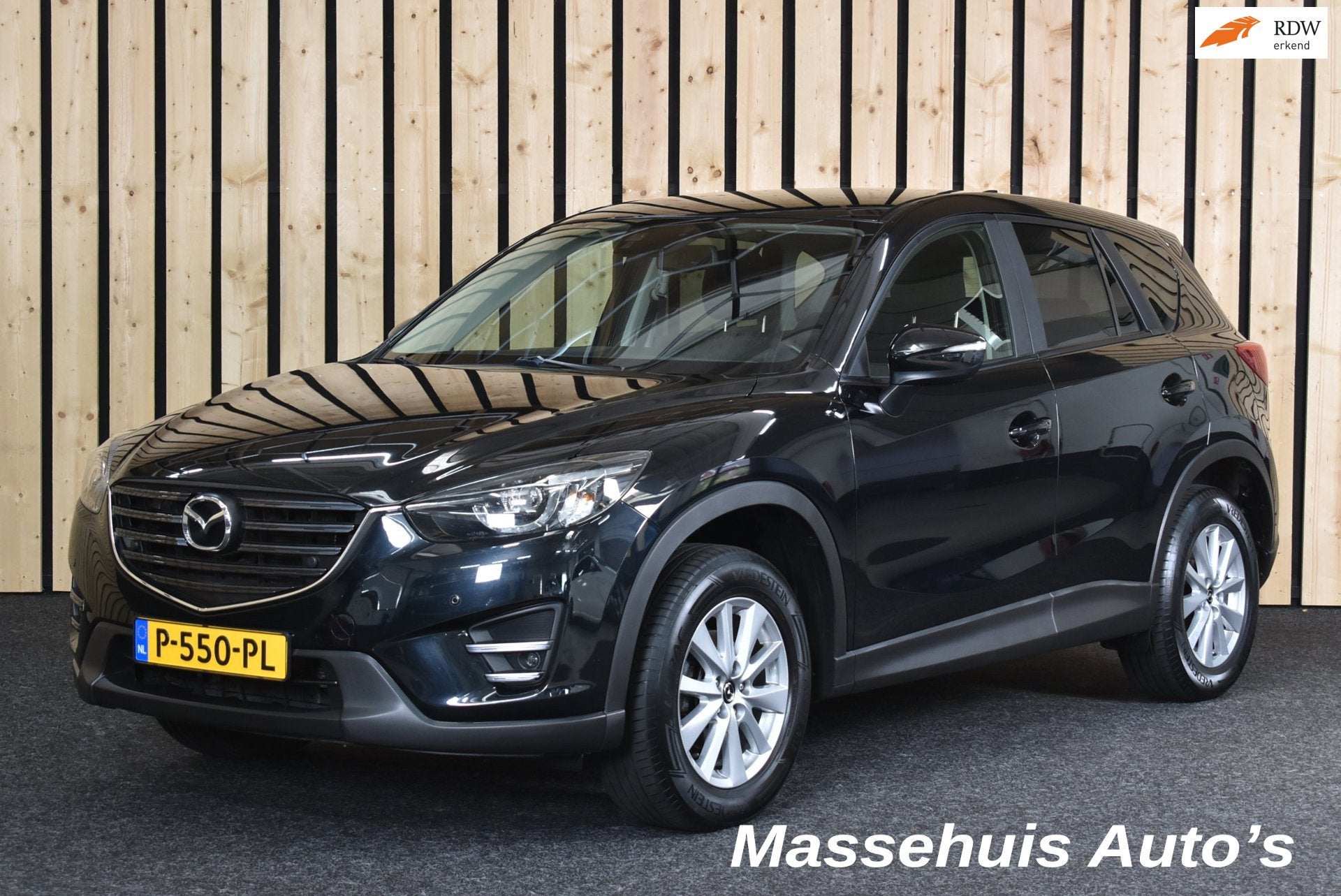 Mazda CX-5 2.0 4WD Trekhaak Clima Cruise Navi PDC V+A Stoelv, Auto's, Mazda, Euro 6, Zwart, Bedrijf, Handgeschakeld