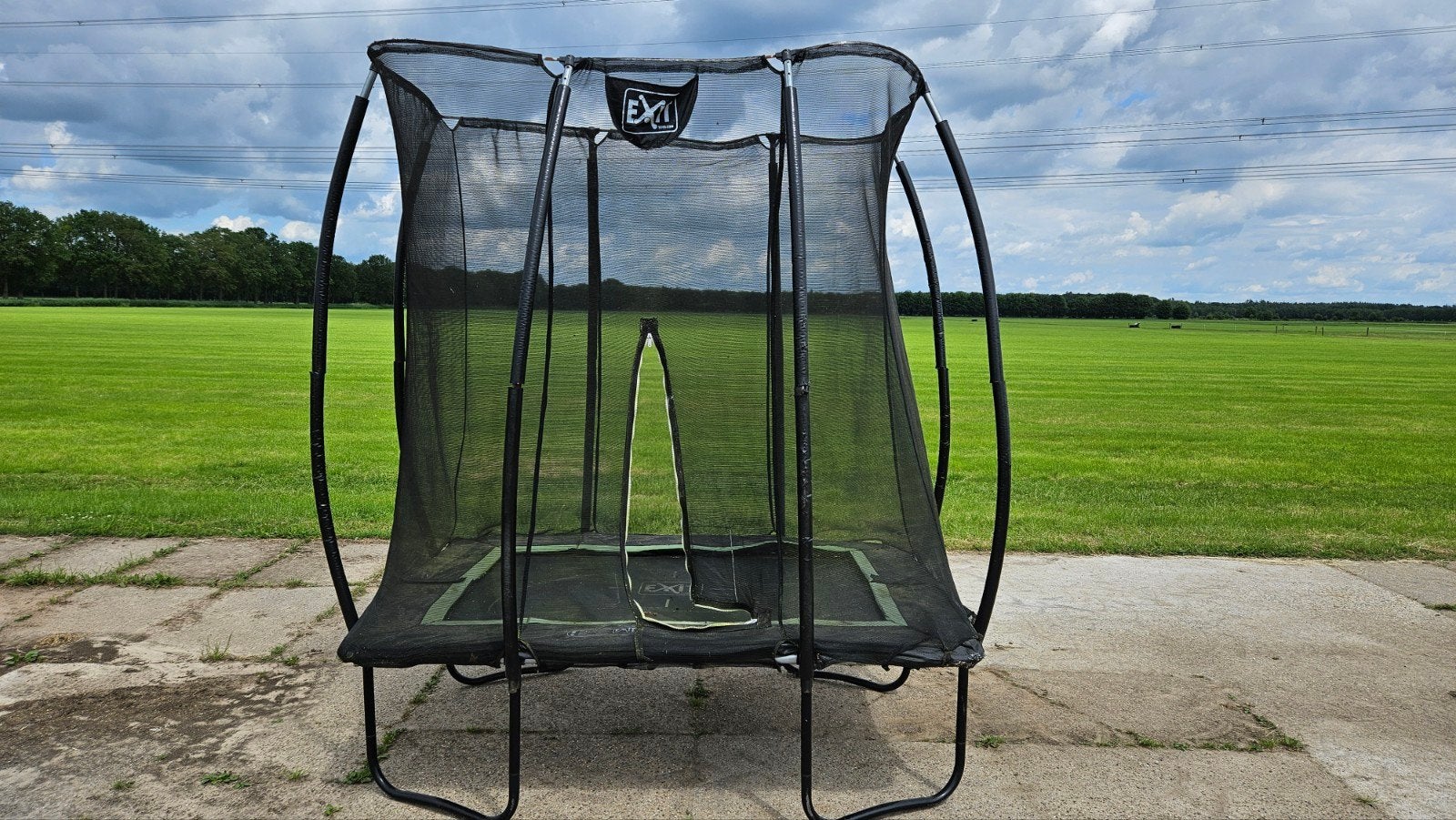 Trampoline, Kinderen en Baby's, Speelgoed | Buiten | Trampolines, Ophalen, Gebruikt