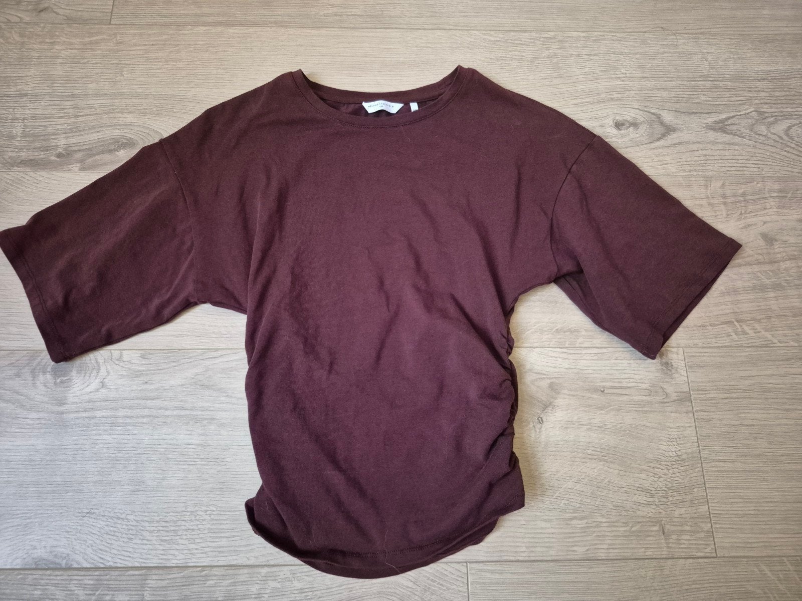 The Sting Melting Stockholm T-shirt - Bordeauxrood - Maat XX, Ophalen, Korte mouw, Maat 34 (XS) of kleiner, Gedragen
