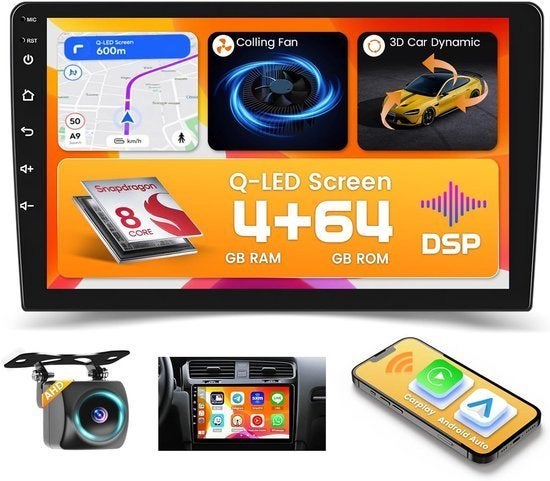 2-DIN Autoradio – Android Auto Radio, Corvance B.V., Verzenden, Nieuw, Corvancebol@gmail.com