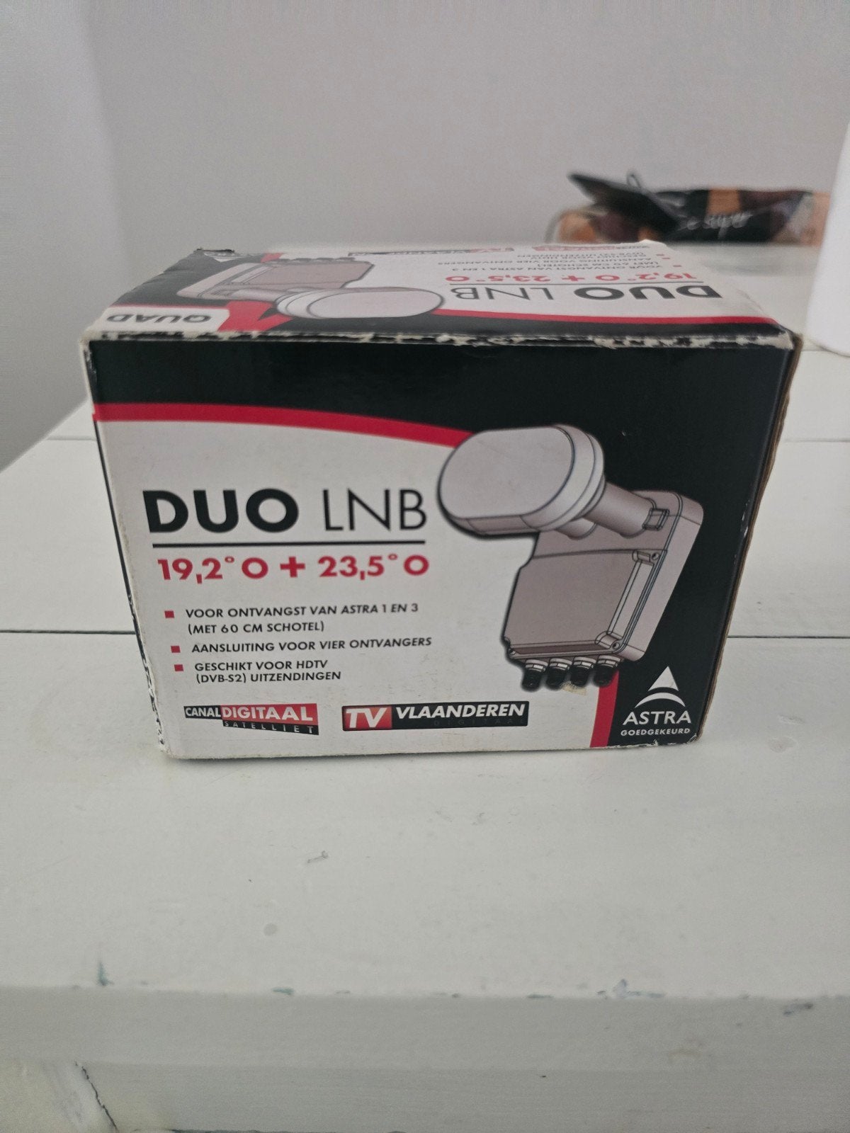 DUO LNB 19.2 + 23.5 Quad voor Canal Digitaal/TV Vlaanderen, Overige merken, Onbekend, Nieuw, Onbekend
