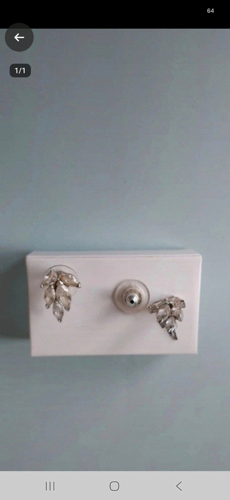 Swarovski😊oorbellen, Ophalen of Verzenden, Zo goed als nieuw, Knopjes of Stekers