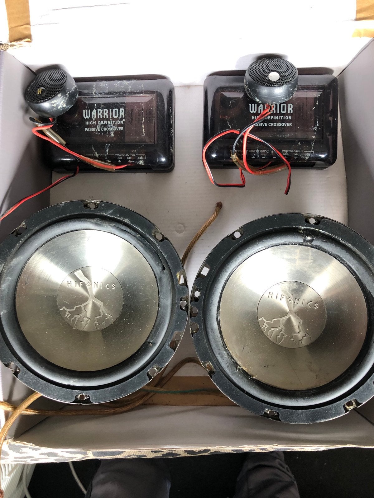 Hifonics Warrior HCX6.2C Car Audio Component Set, Ophalen of Verzenden, Gebruikt
